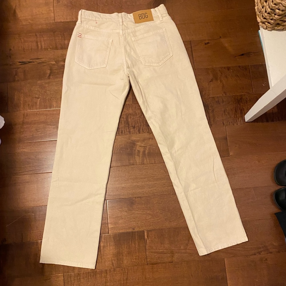 Cream jeans from urban outfitters